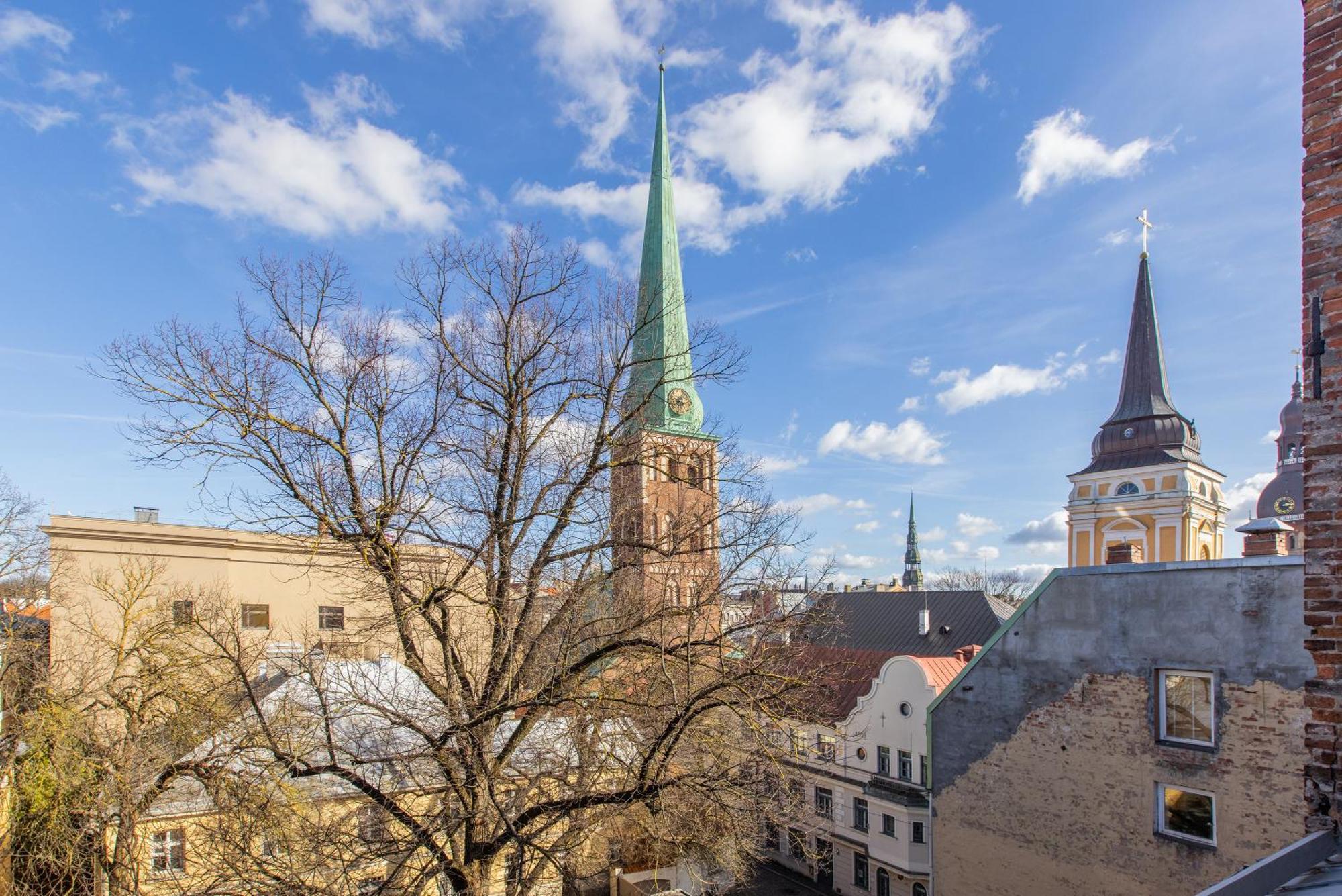 Mansard In Old Town Riga Exterior foto